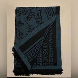 Versace Medusa Wool Scarf